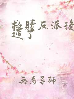 救赎反派后我死遁了