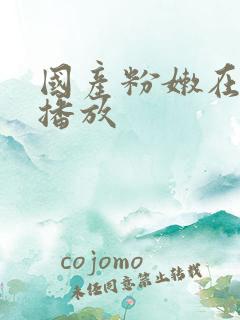 国产粉嫩在在线播放