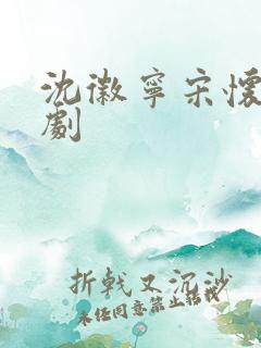 沈徽宁宋怀砚短剧