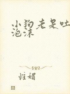 小狗老是吐白色泡沫