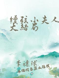 续弦小夫人小说大结局