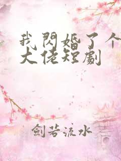 我闪婚了个财阀大佬短剧