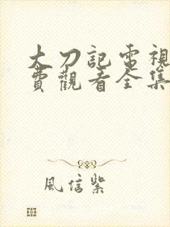 大刀记电视剧免费观看全集