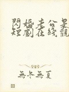 闪婚老公是总裁短剧在线观看