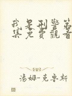 我是刑警第33集免费观看