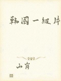 韩国一级片伦理