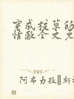 穿成校草的炮灰情敌全文免费阅读