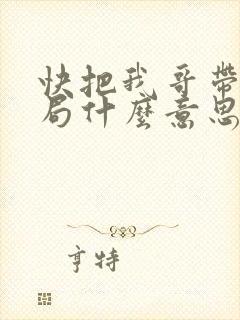 快把我哥带走结局什么意思
