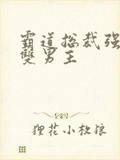 霸道总裁强制爱双男主