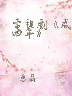 电视剧《成化十四年》