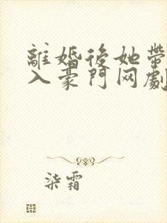 离婚后她带崽嫁入豪门网剧