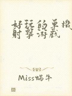 好玩的单机手游射击游戏