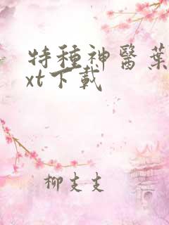 特种神医叶天txt下载