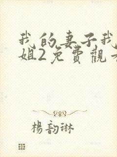 我的妻子我的姐姐2免费观看