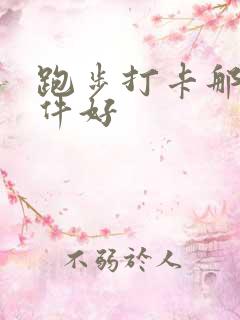 跑步打卡那个软件好