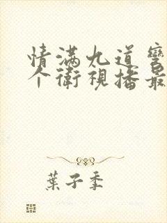 情满九道弯在哪个卫视播最新