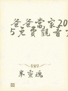 爸爸当家2025免费观看完整高清综艺