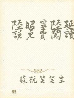 陆昭宁陆延骁小说免费阅读最新章节