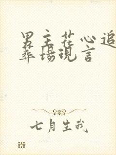 男主花心追妻火葬场现言