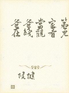 爸爸当家第二季在线观看免费