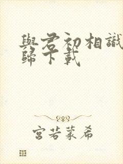 与君初相识故人归下载