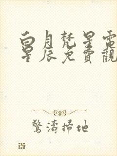 白月梵星电视剧星辰免费观看