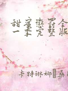 甜蜜惩罚全集第一季完整版无删减