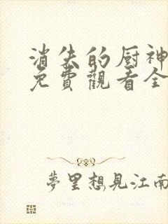 消失的厨神短剧免费观看全集下载