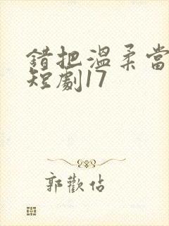 错把温柔当情深短剧17