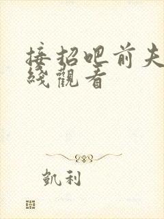 接招吧前夫哥在线观看