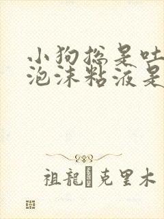 小狗总是吐白色泡沫粘液是怎么回事