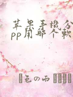 苹果手机分身app用哪个软件