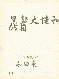黑帮大佬和我365日