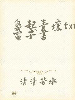 枭起青壤txt电子书