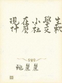 现在小学生都玩什么社交软件