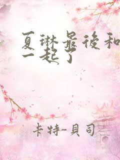 夏琳最后和谁在一起了