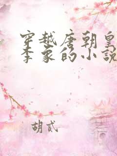 穿越唐朝皇长孙李象的小说