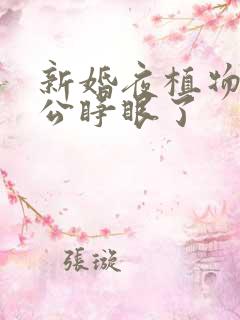 新婚夜植物人老公睁眼了