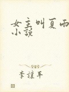 女主叫夏雨柔的小说