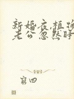 新婚夜,植物人老公忽然睁开眼电子书阅读