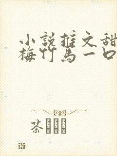 小说推文甜文青梅竹马一口气看完