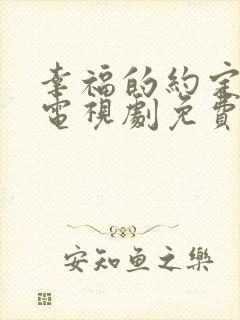 幸福的约定许芸电视剧免费观看