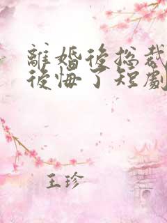 离婚后总裁老婆后悔了短剧