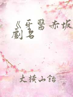 《牙医赤坂丽》剧名