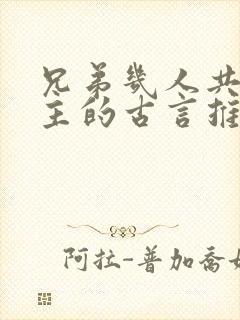 兄弟几人共娶女主的古言推荐完结