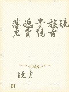 落魄贵族琉璃川免费观看