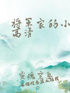 将军家的小娘子高清