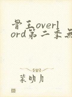 骨王overlord第二季无修版