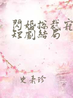 闪婚总裁宠上天短剧结局