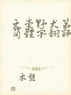 文豪野犬第五季简体字翻译高清版